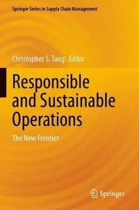 bokomslag Responsible and Sustainable Operations