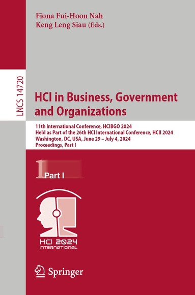 Fiona Fui-Hoon Nah, Keng Leng Siau - HCI in Business, Government and Organizations, Häftad
