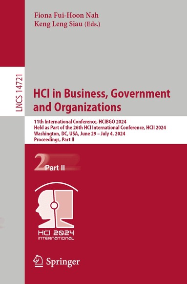 Fiona Fui-Hoon Nah, Keng Leng Siau - HCI in Business, Government and Organizations, Häftad
