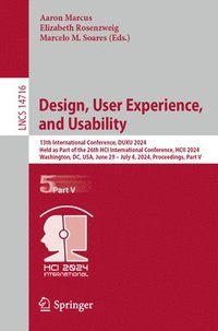 bokomslag Design, User Experience, and Usability