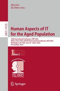 bokomslag Human Aspects of IT for the Aged Population