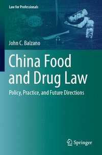 bokomslag China Food and Drug Law