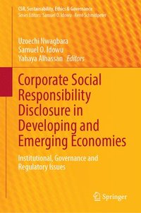bokomslag Corporate Social Responsibility Disclosure in Developing and Emerging Economies