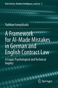 bokomslag Framework for AI-Made Mistakes in German and English Contract Law