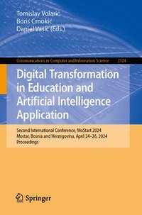 bokomslag Digital Transformation in Education and Artificial Intelligence Application