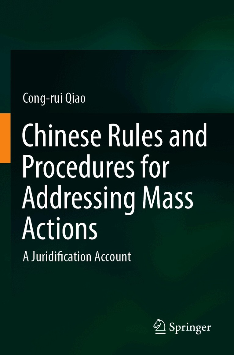 Chinese Rules and Procedures for Addressing Mass Actions