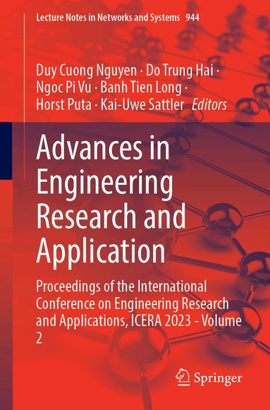 Duy Cuong Nguyen, Do Trung Hai, Ngoc Pi Vu, Banh Tien Long, Horst Puta, Kai-Uwe Sattler - Advances in Engineering Research and Application, Häftad