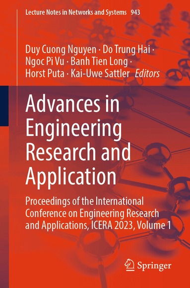 Duy Cuong Nguyen, Do Trung Hai, Ngoc Pi Vu, Banh Tien Long, Horst Puta, Kai-Uwe Sattler - Advances in Engineering Research and Application, Häftad