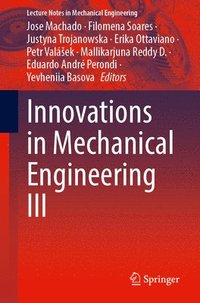 bokomslag Innovations in Mechanical Engineering III