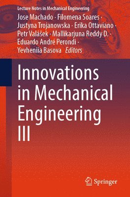 bokomslag Innovations in Mechanical Engineering III