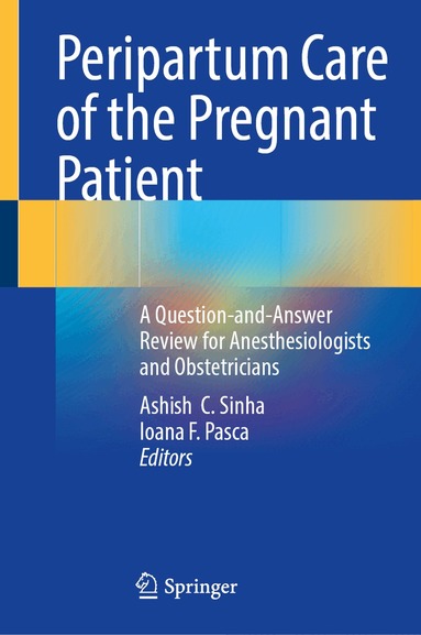 Ashish  C. Sinha, Ioana F. Pasca - Peripartum Care of the Pregnant Patient, Inbunden