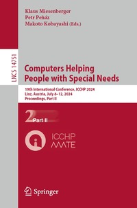 bokomslag Computers Helping People with Special Needs