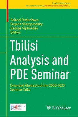 Tbilisi Analysis and PDE Seminar 1
