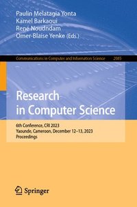 bokomslag Research in Computer Science