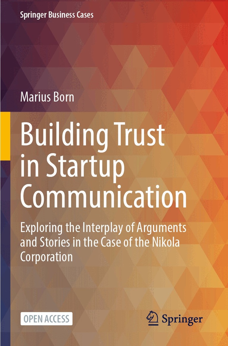 Marius Born - Building Trust in Startup Communication, Häftad. Tillgänglighet: Lägg i varukorg