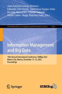 bokomslag Information Management and Big Data