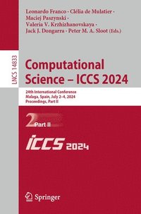 bokomslag Computational Science - ICCS 2024
