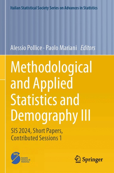 Alessio Pollice, Paolo Mariani - Methodological and Applied Statistics and Demography III, Häftad