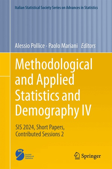 Alessio Pollice, Paolo Mariani - Methodological and Applied Statistics and Demography IV, Inbunden