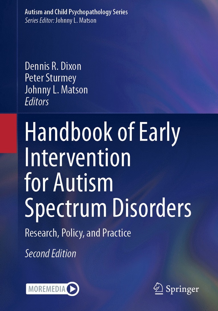 Handbook of Early Intervention for Autism Spectrum Disorders