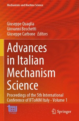 bokomslag Advances in Italian Mechanism Science