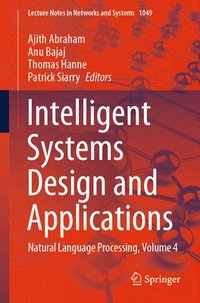 bokomslag Intelligent Systems Design and Applications