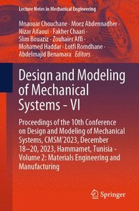 bokomslag Design and Modeling of Mechanical Systems - VI