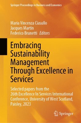 bokomslag Embracing Sustainability Management Through Excellence in Services