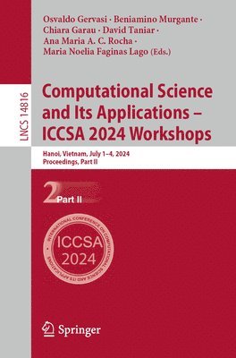 Computational Science and Its Applications  ICCSA 2024 Workshops 1