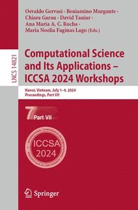 bokomslag Computational Science and Its Applications - ICCSA 2024 Workshops