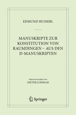 bokomslag Manuskripte zur Konstitution von Raumdingen - aus den D-Manuskripten