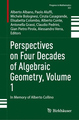 Alberto Albano, Paolo Aluffi, Michele Bolognesi, Cinzia Casagrande, Elisabetta Colombo, Alberto Conte, Antonella Grassi, Claudio Pedrini, Gian Pietro Pirola, Alessandro Verra - Perspectives on Four Decades of Algebraic Geometry, Volume 1, Inbunden