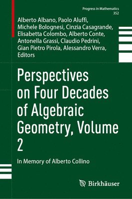 Alberto Albano, Paolo Aluffi, Michele Bolognesi, Cinzia Casagrande, Elisabetta Colombo, Alberto Conte, Antonella Grassi, Claudio Pedrini, Gian Pietro Pirola, Alessandro Verra - Perspectives on Four Decades of Algebraic Geometry, Volume 2, Inbunden