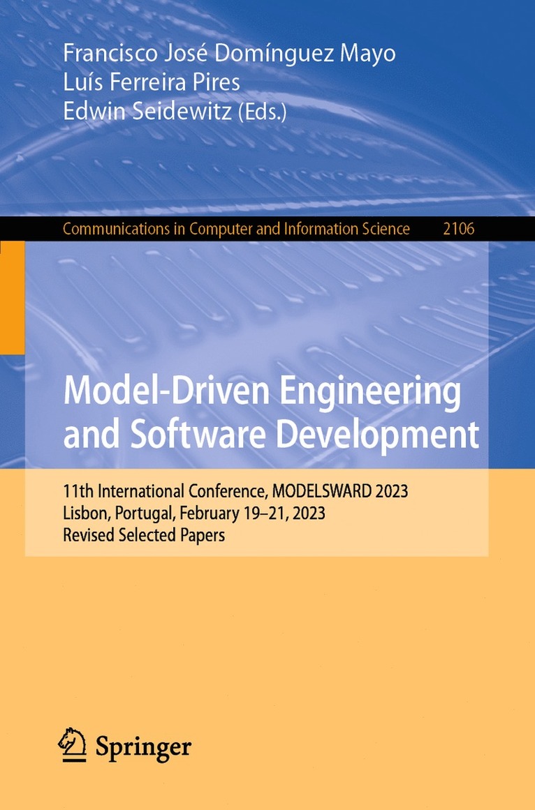 Model-Driven Engineering and Software Development 1