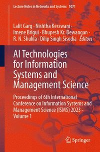 bokomslag AI Technologies for Information Systems and Management Science