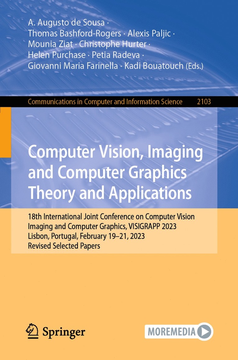 Computer Vision, Imaging and Computer Graphics Theory and Applications 1