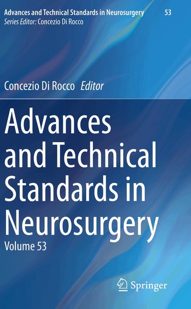 Concezio Di Rocco - Advances and Technical Standards in Neurosurgery, Häftad