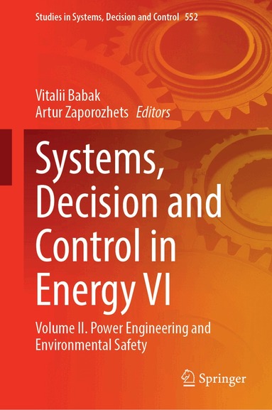 Vitalii Babak, Artur Zaporozhets - Systems, Decision and Control in Energy VI, Inbunden