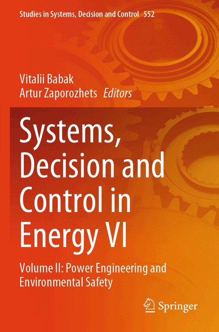Vitalii Babak, Artur Zaporozhets - Systems, Decision and Control in Energy VI, Häftad
