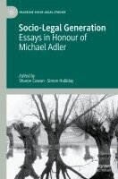 Sharon Cowan, Simon Halliday - Socio-Legal Generation, Häftad