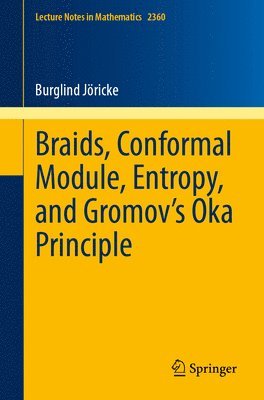 Burglind Jöricke, Burglind Joricke - Braids, Conformal Module, Entropy, and Gromov's Oka Principle, Häftad