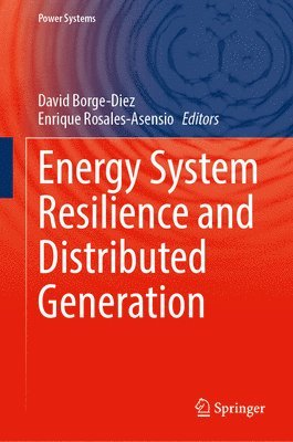David Borge-Diez, Enrique Rosales-Asensio - Energy System Resilience and Distributed Generation, Inbunden