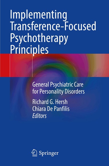 Richard G. Hersh, Chiara De Panfilis - Implementing Transference-Focused Psychotherapy Principles, Häftad