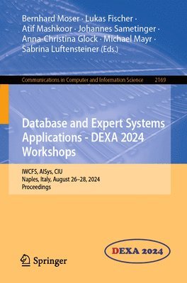 bokomslag Database and Expert Systems Applications - DEXA 2024 Workshops