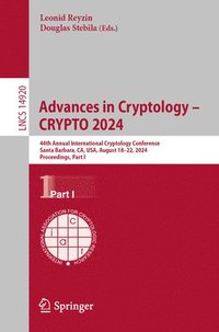 bokomslag Advances in Cryptology  CRYPTO 2024