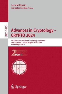 Leonid Reyzin, Douglas Stebila - Advances in Cryptology – CRYPTO 2024, Häftad