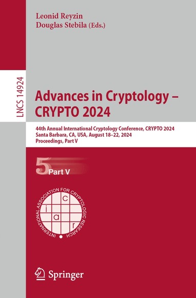 Leonid Reyzin, Douglas Stebila - Advances in Cryptology – CRYPTO 2024, Häftad