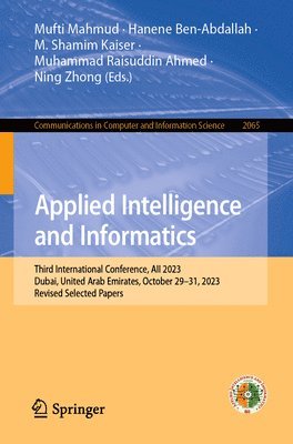 Applied Intelligence and Informatics 1