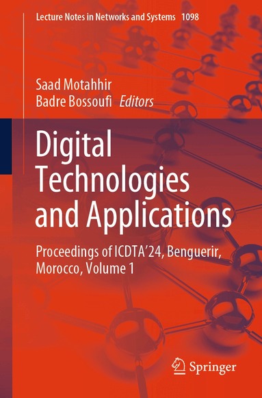 Saad Motahhir, Badre Bossoufi - Digital Technologies and Applications, Häftad