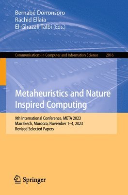 Metaheuristics and Nature Inspired Computing 1